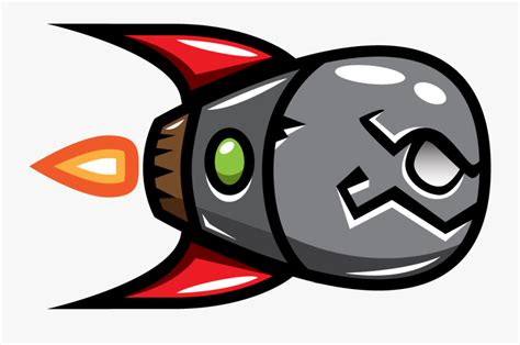 Missile Clipart Transparent - Cartoon Missiles Png , Free Transparent Clipart - ClipartKey