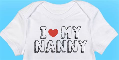 Baby Gift Idea I Love My Nanny Onesie® Nanny Onesie Baby | Etsy