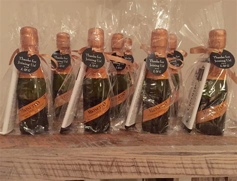 Custom Corporate Retirement Party Favors. Mini wine bottles. Wedding favors. By Events by ...