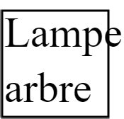 Lampe arbre