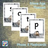 Letters and Sounds Phase 2 Phoneme Posters - Stone Age Themed – Primary Classroom Resources