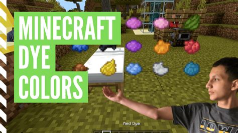 Minecraft Dye Chart: How To Make Every Color Dye In Minecraft