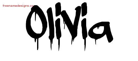 Graffiti Name Tattoo Designs Olivia Free Lettering - Free Name Designs