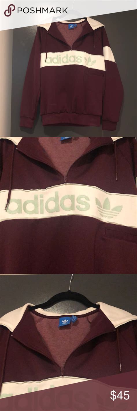 MAROON ADIDAS HOODIE | Adidas hoodie, Clothes design, Hoodies