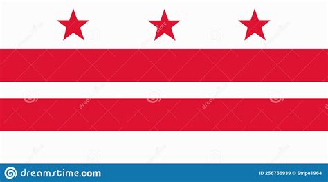 Washington DC District of Columbia Flag Background Illustration Stock Illustration ...