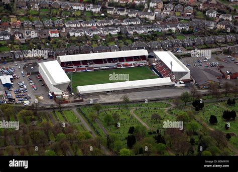 Aerial view of East End park Dunfermline football club in Dunfermline Stock Photo: 17691011 - Alamy