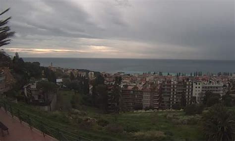 Webcam Bordighera Imperia Liguria beaches. Live weather streaming web cameras