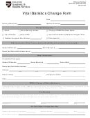 Fillable Vital Statistics Form printable pdf download