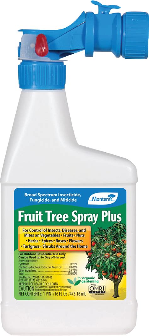 Buy Monterey Organic Fruit Tree Insect & Disease Killer 1 Pt., Hose End