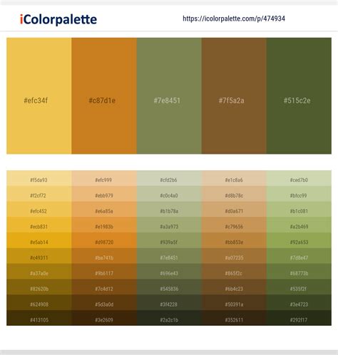 220+ Latest Color Schemes with Ochre Color tone combinations | 2021 | iColorpalette