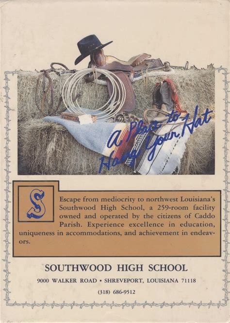 1988 yearbook from Southwood High School from Shreveport, Louisiana