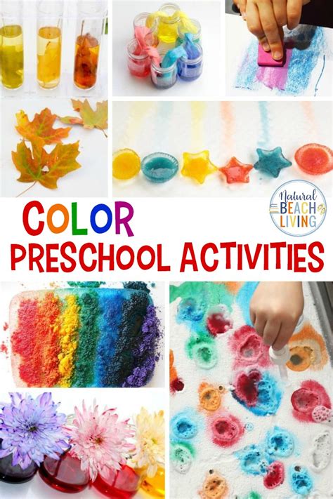 30+ Color Preschool Activities for Teaching Colors - Natural Beach Living