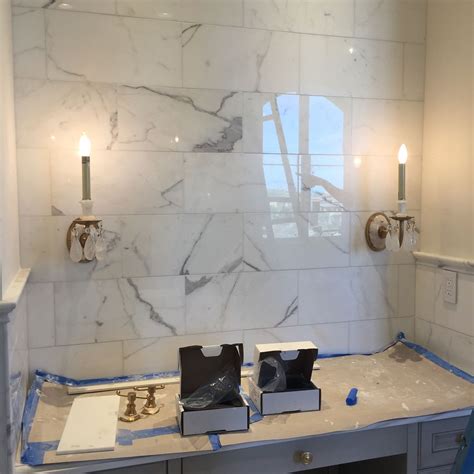 Master Bath with Calcutta Marble