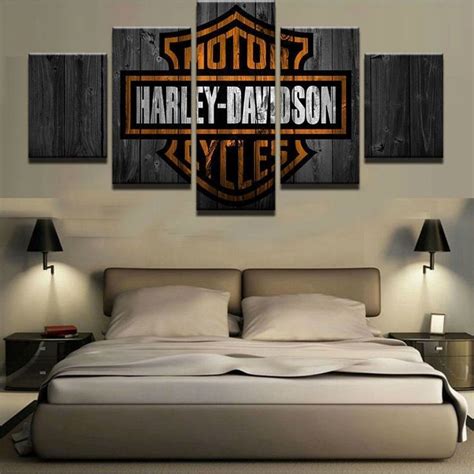 Harley Davidson Automotive Full Hd Personalized Customized Canvas Art Wall Art Wall Decor ...