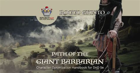 Path of the Giant Barbarian Handbook: DnD 5e Subclass Guide