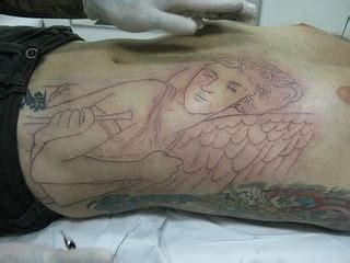 Tatuagem Anjo Angel Greyline Tattoo | Primeira sessão - Firs… | Flickr