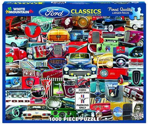 Ford Classics, 1000 Pieces, White Mountain | Puzzle Warehouse