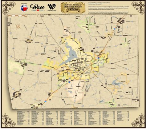 Map Of Waco Texas And Surrounding Area Printable Maps | Wells Printable Map