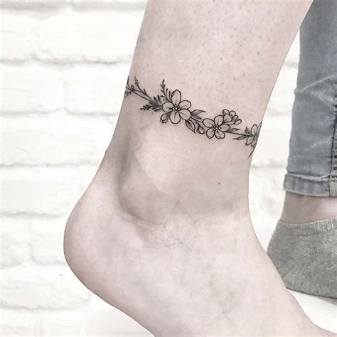 43 Pretty Ankle Tattoos Every Woman Would Want - Page 4 of 4 - StayGlam