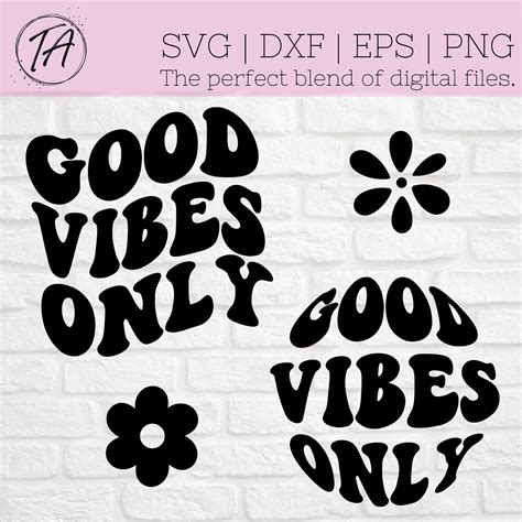 Good Vibes Only Svg Good Vibes Svg Retro Good Vibes Only - Etsy