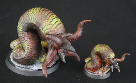 Hand painted Stealthy Grick Alpha and Grick miniatures (2) | TTRPG ...