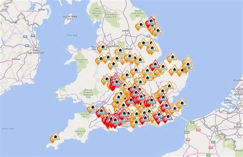 Flooding UK map: Is YOUR area affected? Britain facing chaos on the ...