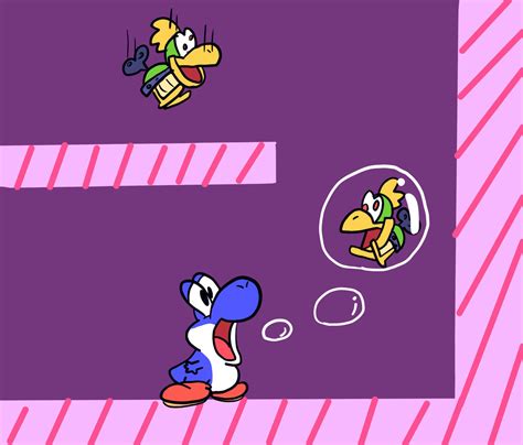 Blue Baby Yoshi X Bubble Bobble by ToonDreamer on DeviantArt