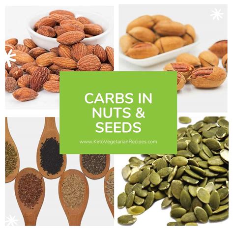 nuts seeds carbs - Keto Low Carb Vegetarian Recipes