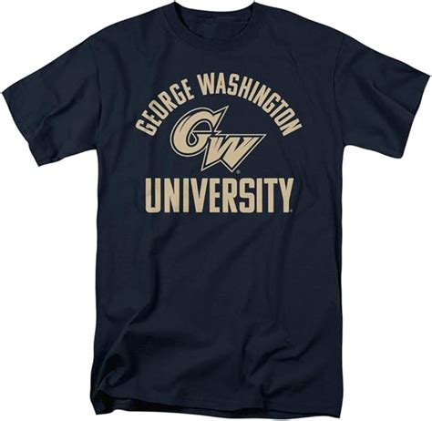 George Washington University Official One Color Gw Logo Unisex Adult T Shirt: Amazon.com.au: Fashion