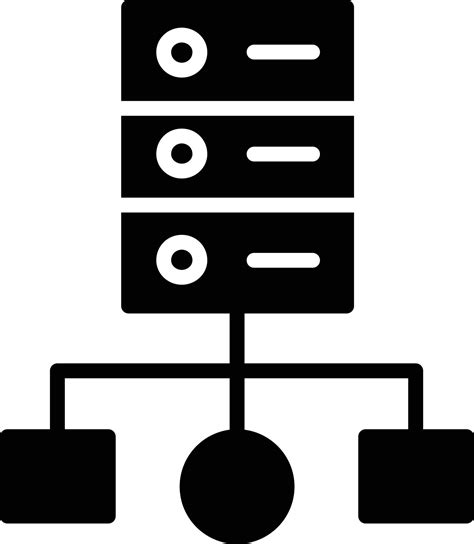 Cluster Computing Glyph Icon 11260419 Vector Art at Vecteezy