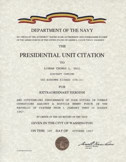 Navy Presidential Unit Citations