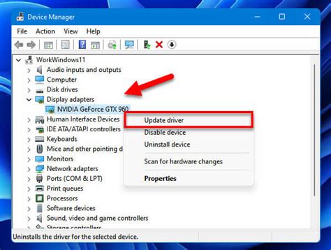 How to Update Graphics Driver in Windows 11