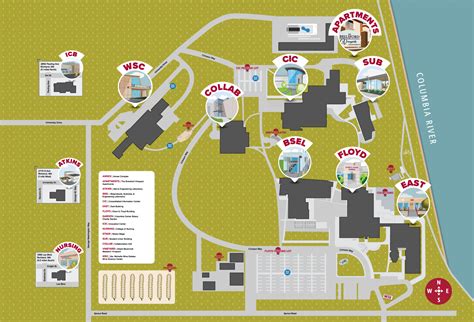 Wsu Tri Cities Campus Map