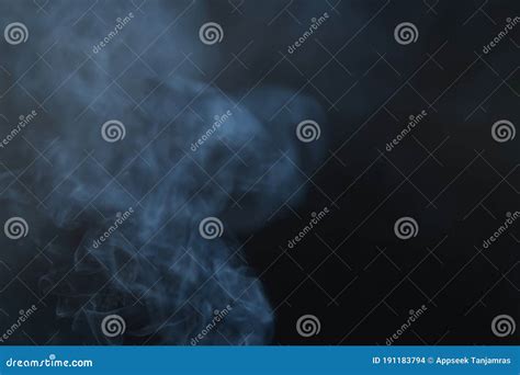 Drift Movement Color Smoke Girl Black Background with Copy Space Stock ...