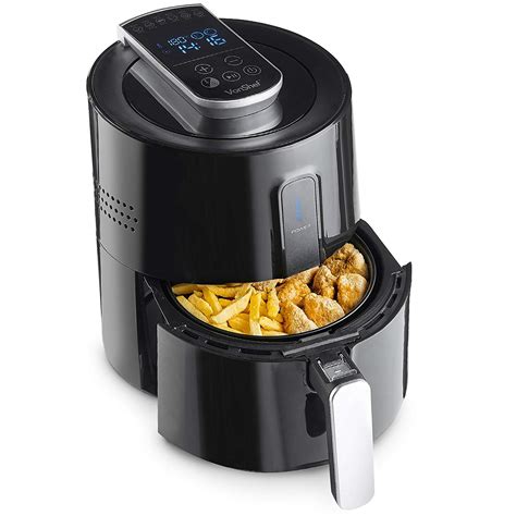 VonShef Digital Black Air Fryer – Guilt-Free Electronic Cooker