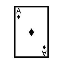 Meaning of 🃁 Playing Card Ace Of Diamonds Emoji with images