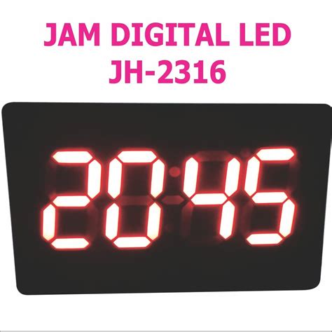 Jual Beli Jam Digital Led Meja / Dinding JH-2315 Baru | | Bukalapak