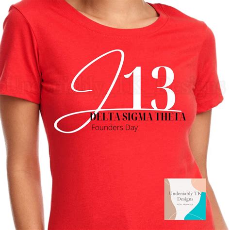 J13 Delta Sigma Theta T-Shirt Founders day | Etsy