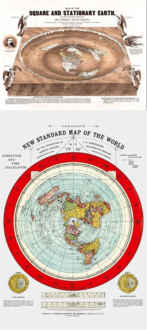 Flat earth map high resolution - battlejnr