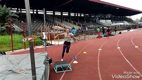 High jump training - YouTube