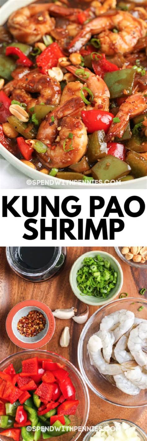 Kung Pao Shrimp (30 Minute Meal) - Spend With Pennies