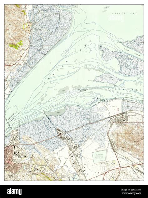 Port Chicago, California, map 1951, 1:24000, United States of America by Timeless Maps, data U.S ...