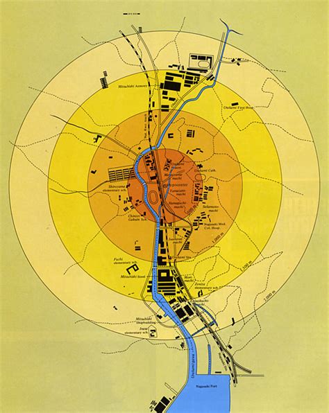 Hiroshima And Nagasaki Map