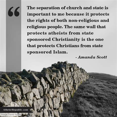 Amanda Scott on the Separation of Church and State