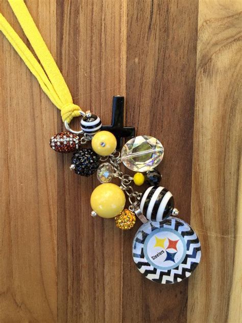 Pittsburgh Steelers Football Car Charm for Rear View Mirror Cute Car ...