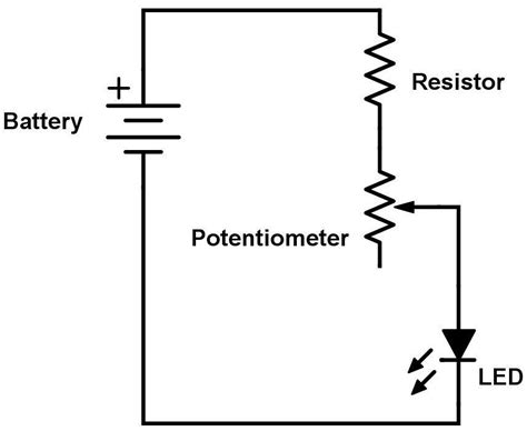 Potentiometer Circuit Diagram Rheostat