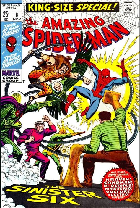 The Amazing Spider-Man #6 - Sinister Six! Dc Comics, Marvel Comics Covers, Marvel Comic Books ...