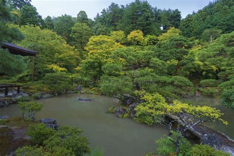 Ginkaku-ji Temple Garden in Kyoto, Japan Stock Image - Image of background, green: 243685357