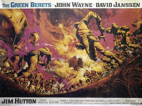 Green Berets | Movie poster art, Poster art, Illustration art