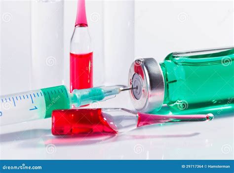 Injection Preparation With Ampoule And Syringe Stock Images - Image: 29717364